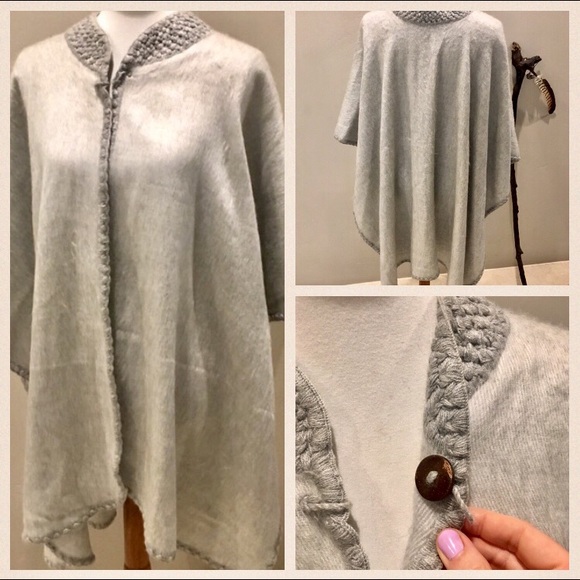 New 100% alpaca wool cape! Soft and stylish! - Picture 2 of 6